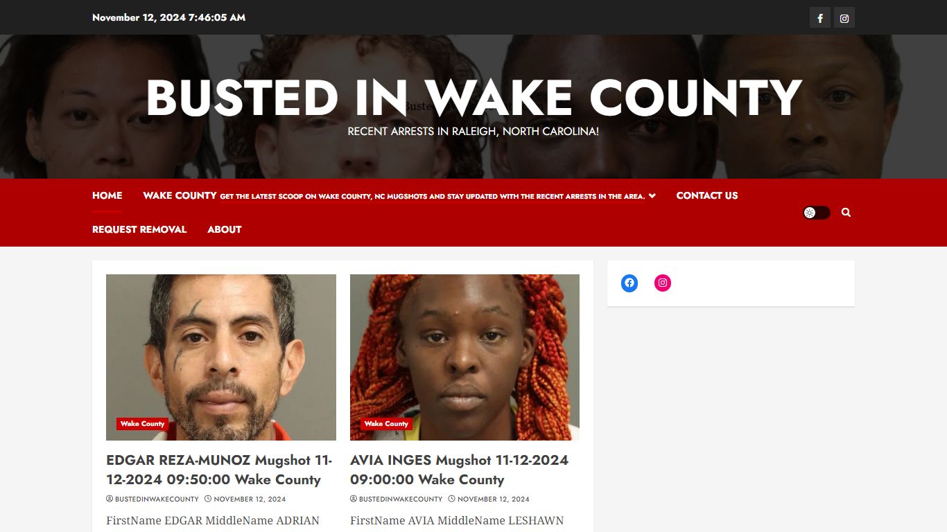 Busted In Wake County- Recent Arrests in Wake County, NC