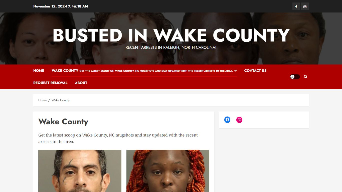 Wake County Mugshots - Busted In Wake County